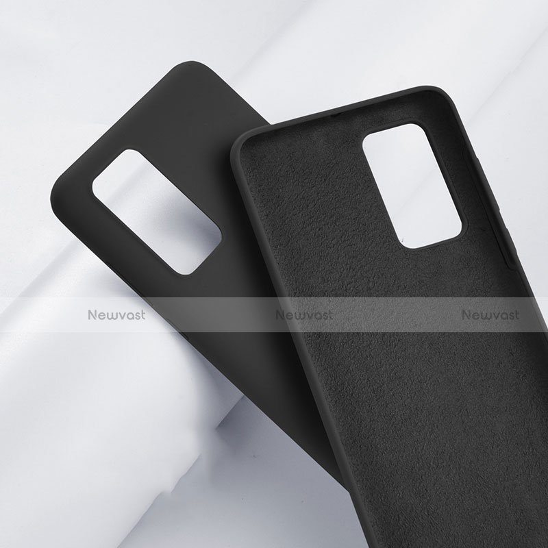 Ultra-thin Silicone Gel Soft Case 360 Degrees Cover S01 for Huawei P40 Black