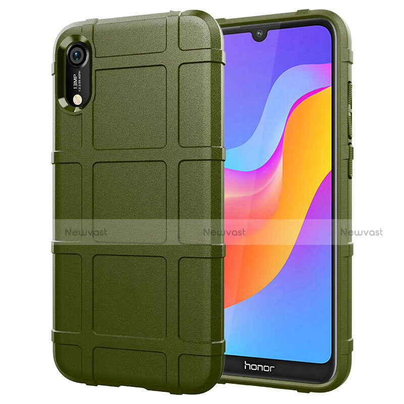 Ultra-thin Silicone Gel Soft Case 360 Degrees Cover S01 for Huawei Y6 Prime (2019) Green