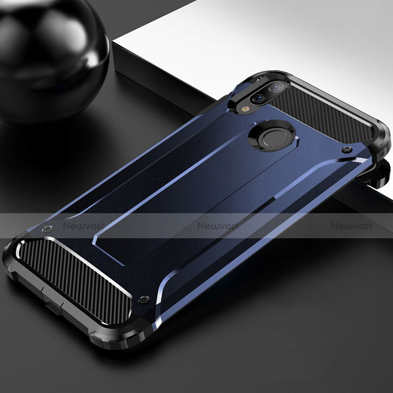 Ultra-thin Silicone Gel Soft Case 360 Degrees Cover S01 for Huawei Y9 (2019) Blue