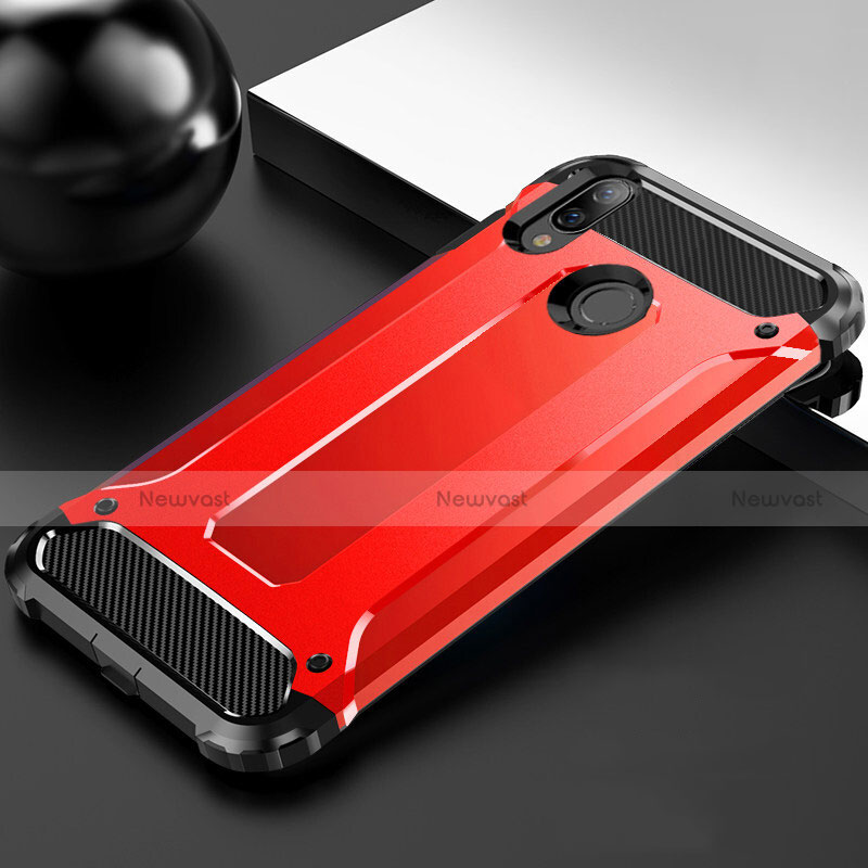 Ultra-thin Silicone Gel Soft Case 360 Degrees Cover S01 for Huawei Y9 (2019) Red