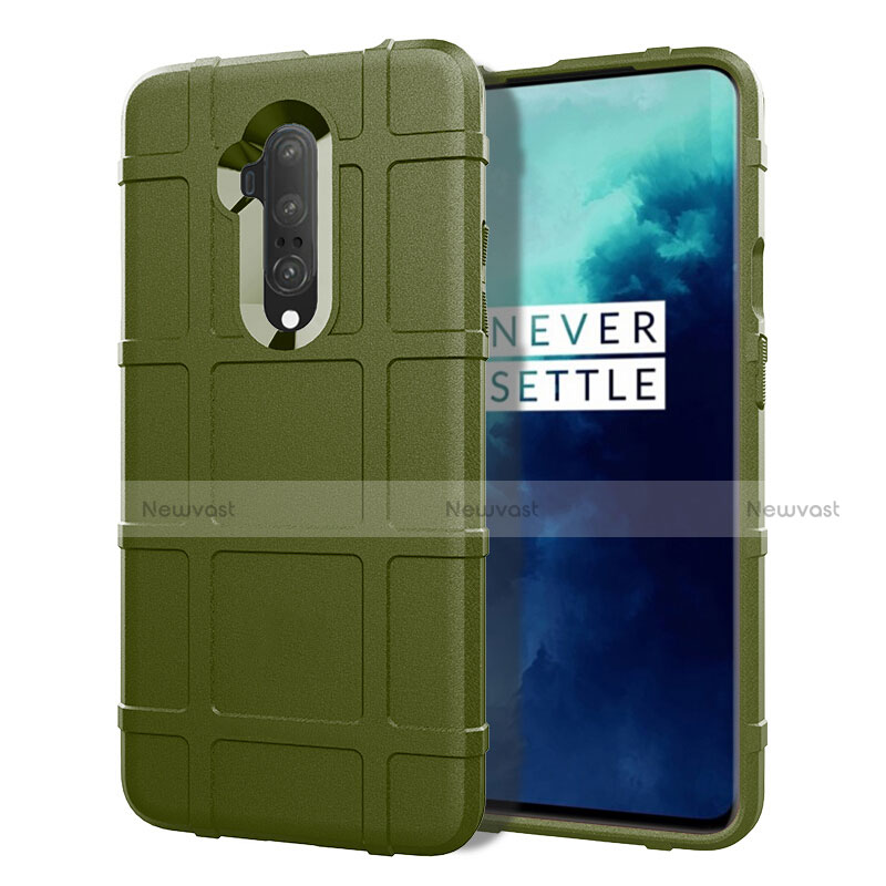 Ultra-thin Silicone Gel Soft Case 360 Degrees Cover S01 for OnePlus 7T Pro 5G Green