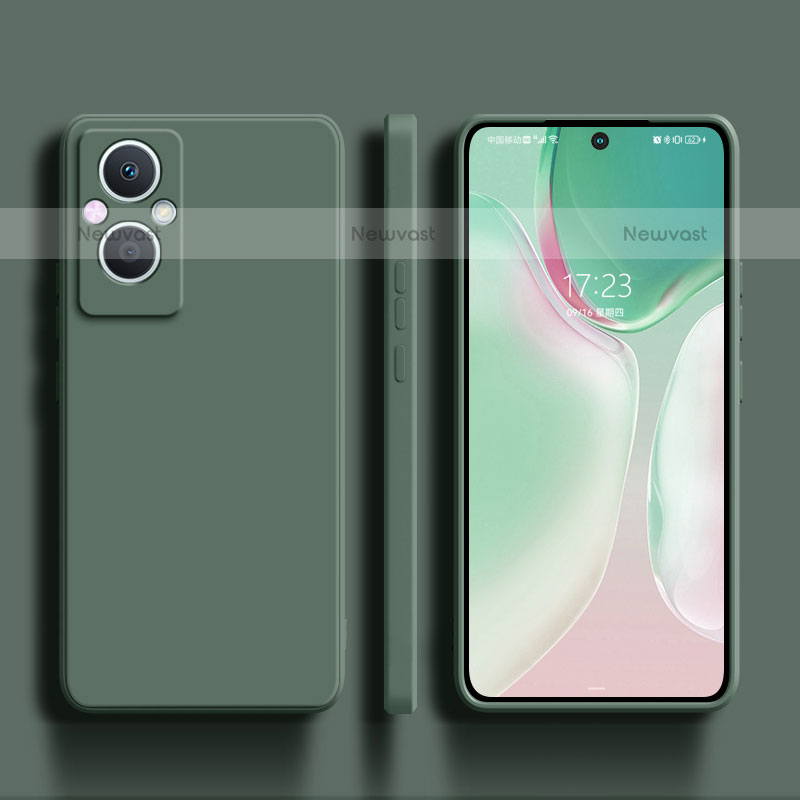 Ultra-thin Silicone Gel Soft Case 360 Degrees Cover S01 for OnePlus Nord N20 5G Midnight Green