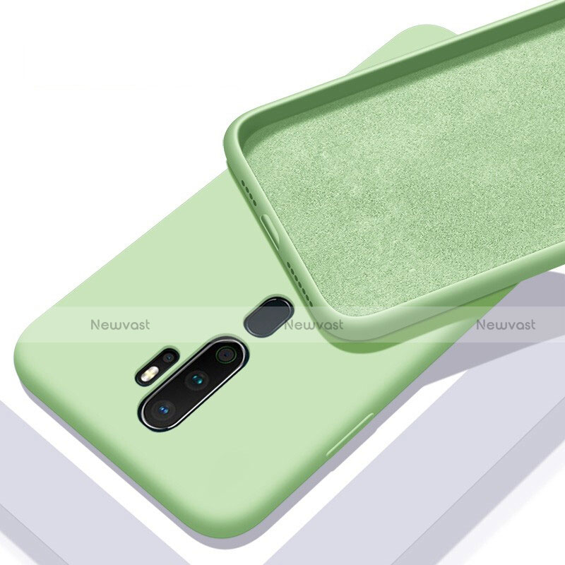 Ultra-thin Silicone Gel Soft Case 360 Degrees Cover S01 for Oppo A11 Green