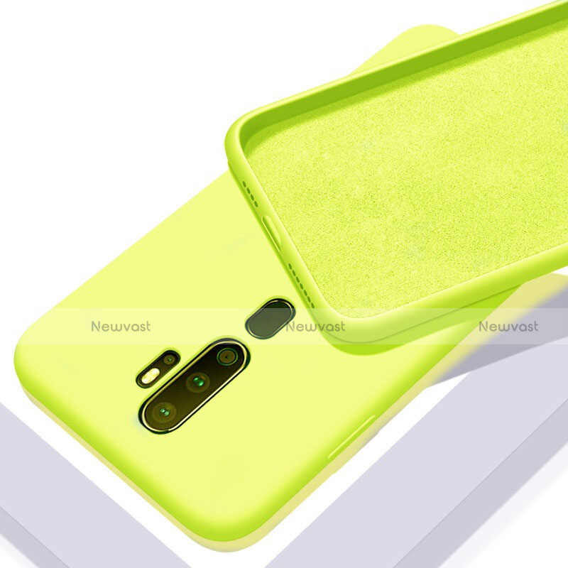 Ultra-thin Silicone Gel Soft Case 360 Degrees Cover S01 for Oppo A11 Yellow