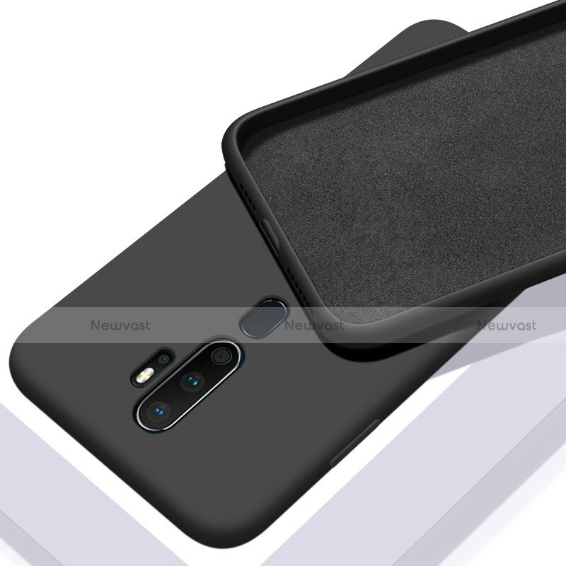 Ultra-thin Silicone Gel Soft Case 360 Degrees Cover S01 for Oppo A11X Black