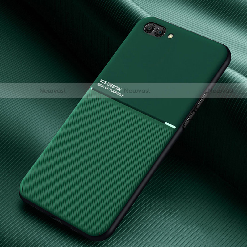 Ultra-thin Silicone Gel Soft Case 360 Degrees Cover S01 for Oppo A5 Green