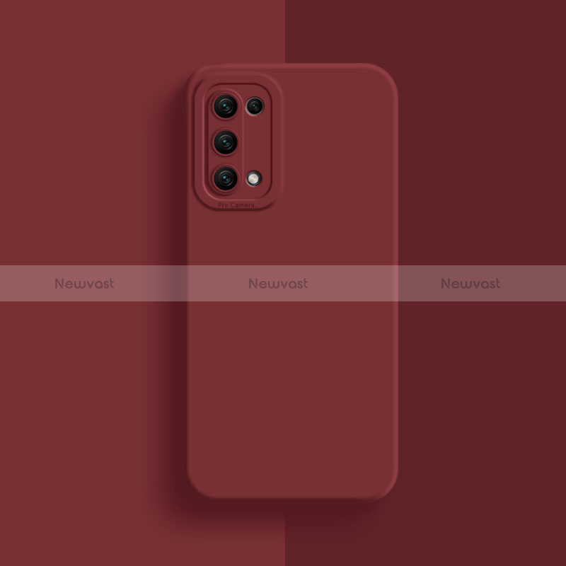 Ultra-thin Silicone Gel Soft Case 360 Degrees Cover S01 for Oppo A74 5G Red