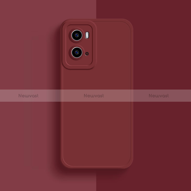 Ultra-thin Silicone Gel Soft Case 360 Degrees Cover S01 for Oppo A76 Red