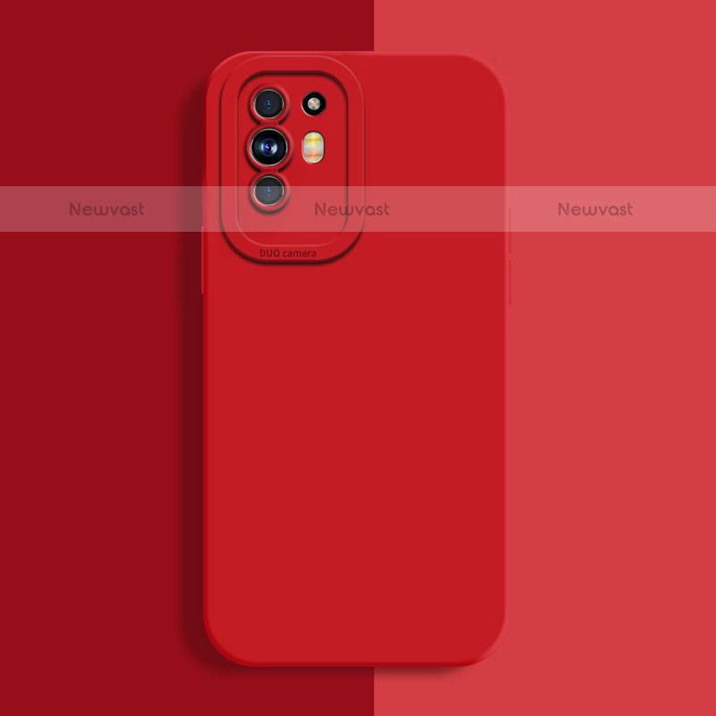 Ultra-thin Silicone Gel Soft Case 360 Degrees Cover S01 for Oppo A94 5G Red