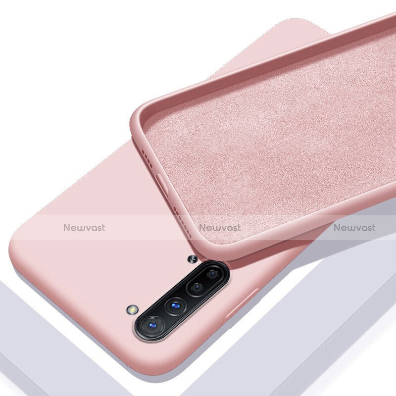 Ultra-thin Silicone Gel Soft Case 360 Degrees Cover S01 for Oppo F15 Pink