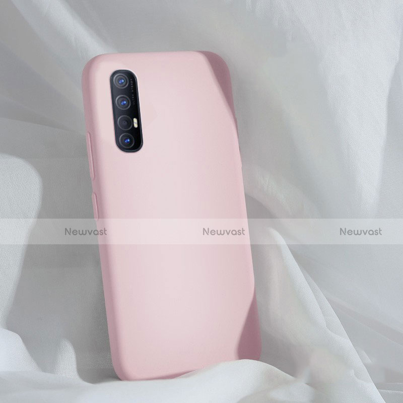 Ultra-thin Silicone Gel Soft Case 360 Degrees Cover S01 for Oppo Find X2 Neo Pink