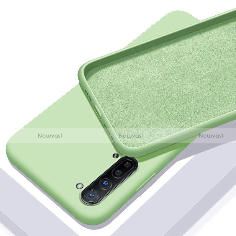 Ultra-thin Silicone Gel Soft Case 360 Degrees Cover S01 for Oppo K7 5G Green