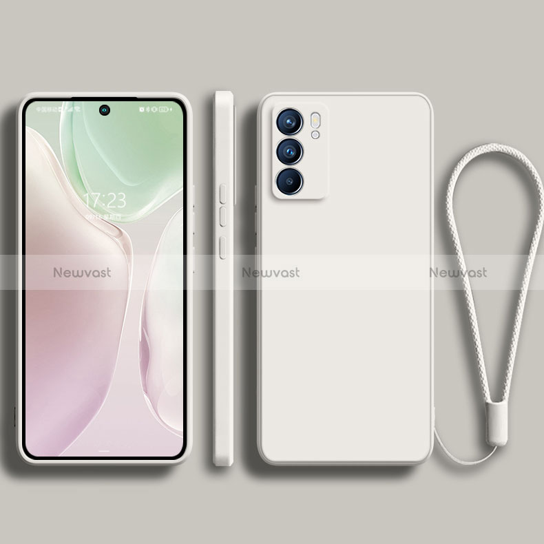 Ultra-thin Silicone Gel Soft Case 360 Degrees Cover S01 for Oppo Reno6 5G