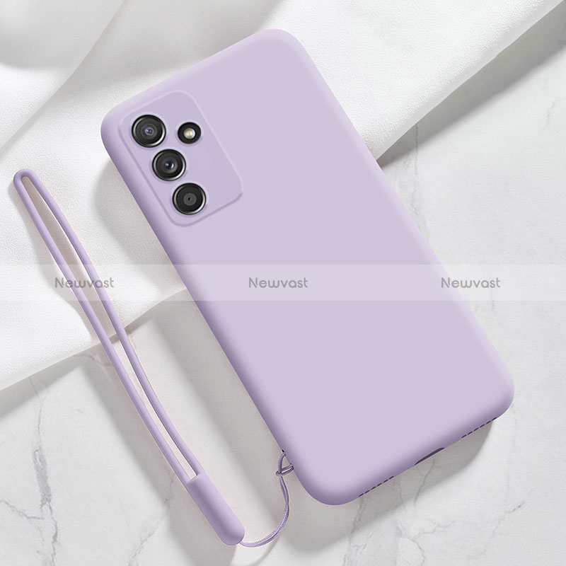 Ultra-thin Silicone Gel Soft Case 360 Degrees Cover S01 for Samsung Galaxy A14 4G Clove Purple