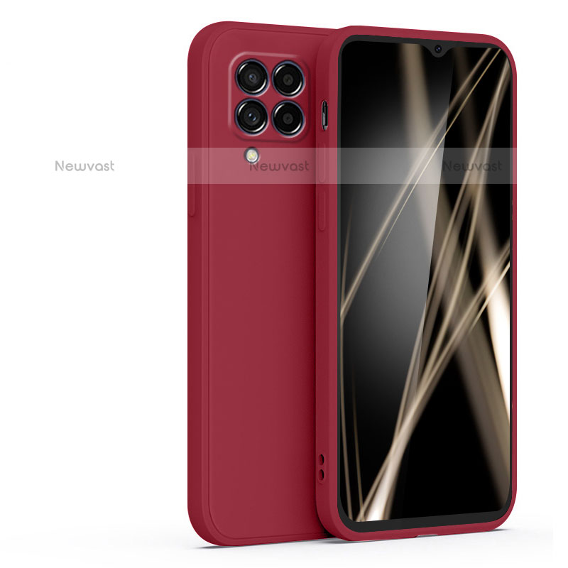 Ultra-thin Silicone Gel Soft Case 360 Degrees Cover S01 for Samsung Galaxy M32 4G Red