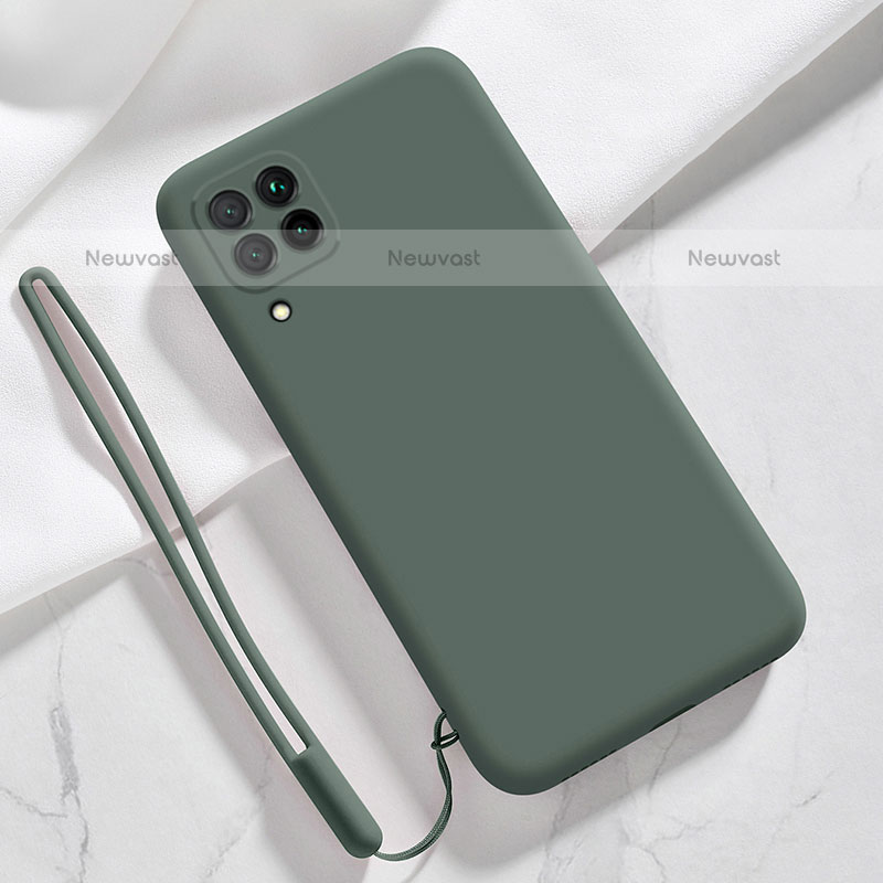 Ultra-thin Silicone Gel Soft Case 360 Degrees Cover S01 for Samsung Galaxy M33 5G Midnight Green