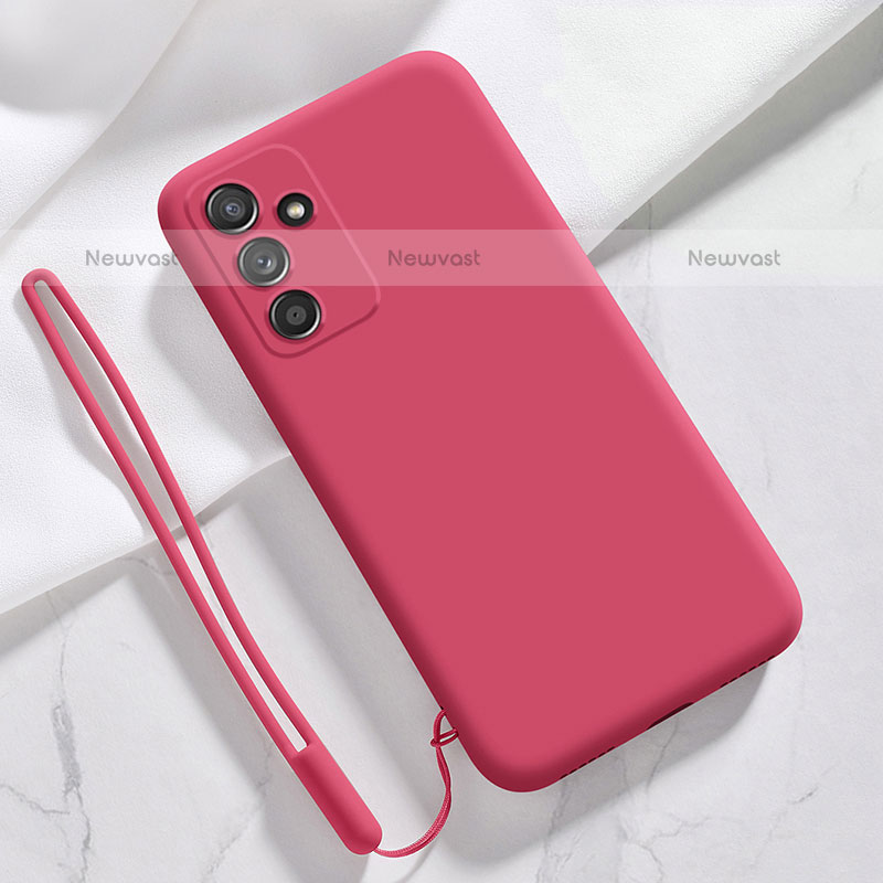 Ultra-thin Silicone Gel Soft Case 360 Degrees Cover S01 for Samsung Galaxy M52 5G Red