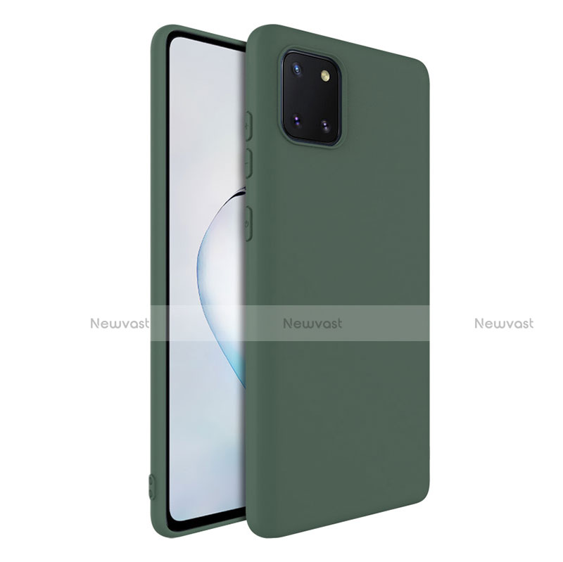 Ultra-thin Silicone Gel Soft Case 360 Degrees Cover S01 for Samsung Galaxy M60s Green