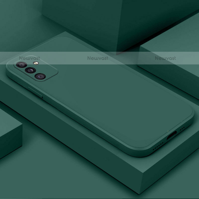 Ultra-thin Silicone Gel Soft Case 360 Degrees Cover S01 for Samsung Galaxy Quantum2 5G Midnight Green