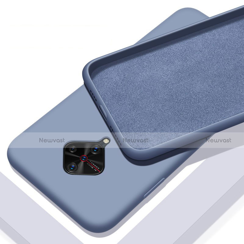 Ultra-thin Silicone Gel Soft Case 360 Degrees Cover S01 for Vivo S1 Pro Gray