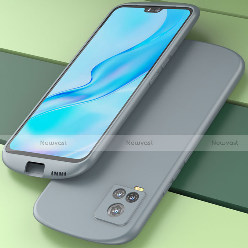 Ultra-thin Silicone Gel Soft Case 360 Degrees Cover S01 for Vivo V20 Pro 5G Gray