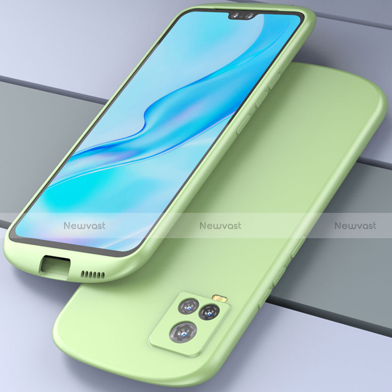 Ultra-thin Silicone Gel Soft Case 360 Degrees Cover S01 for Vivo V20 Pro 5G Matcha Green