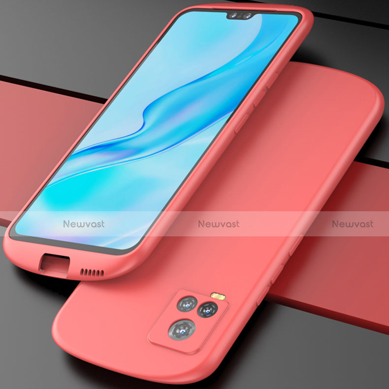 Ultra-thin Silicone Gel Soft Case 360 Degrees Cover S01 for Vivo V20 Pro 5G Red