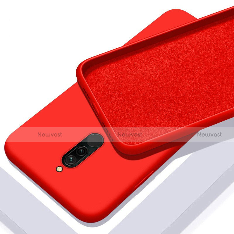 Ultra-thin Silicone Gel Soft Case 360 Degrees Cover S01 for Xiaomi Redmi 8 Red