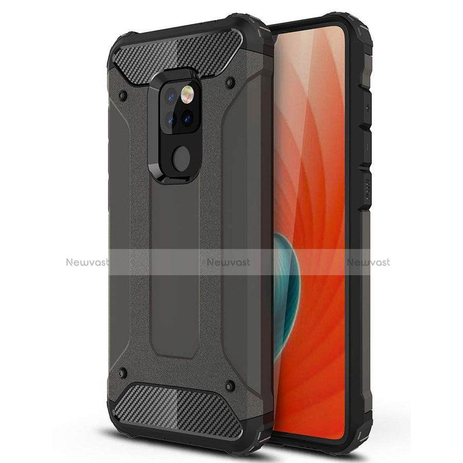 Ultra-thin Silicone Gel Soft Case 360 Degrees Cover S02 for Huawei Mate 20 Gray