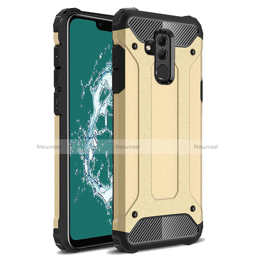 Ultra-thin Silicone Gel Soft Case 360 Degrees Cover S02 for Huawei Mate 20 Lite Gold