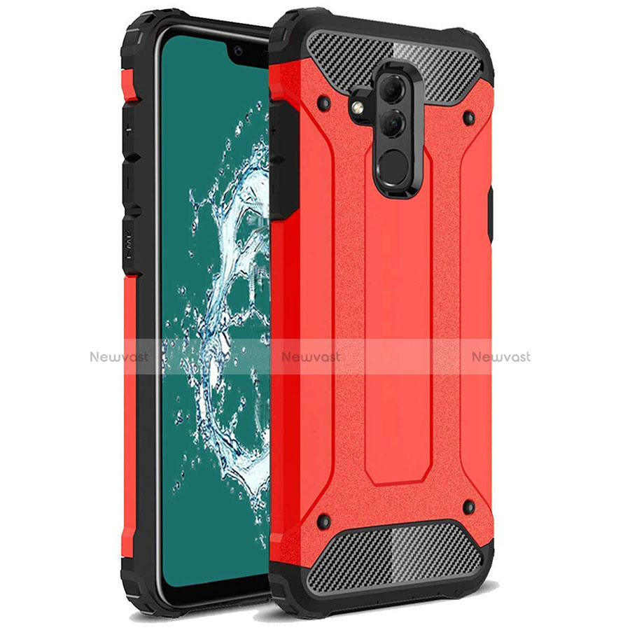 Ultra-thin Silicone Gel Soft Case 360 Degrees Cover S02 for Huawei Mate 20 Lite Red