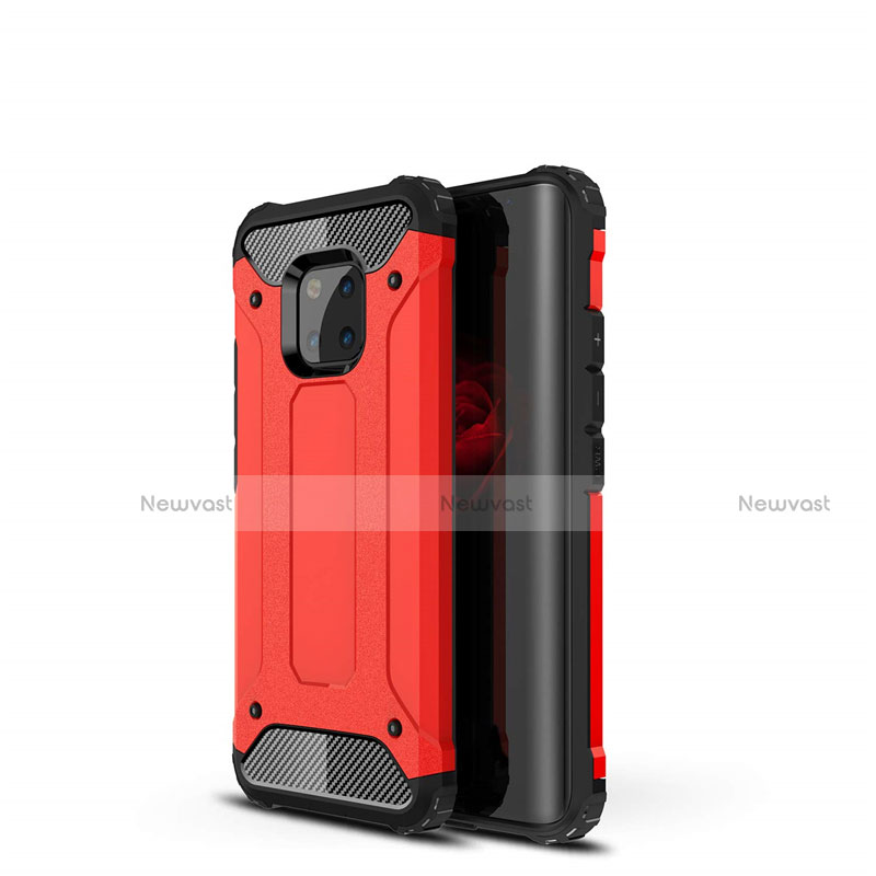 Ultra-thin Silicone Gel Soft Case 360 Degrees Cover S02 for Huawei Mate 20 Pro Red