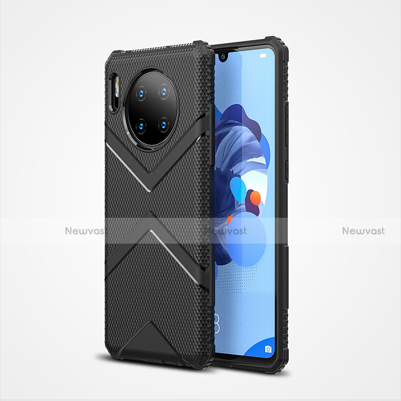 Ultra-thin Silicone Gel Soft Case 360 Degrees Cover S02 for Huawei Mate 30 5G Black