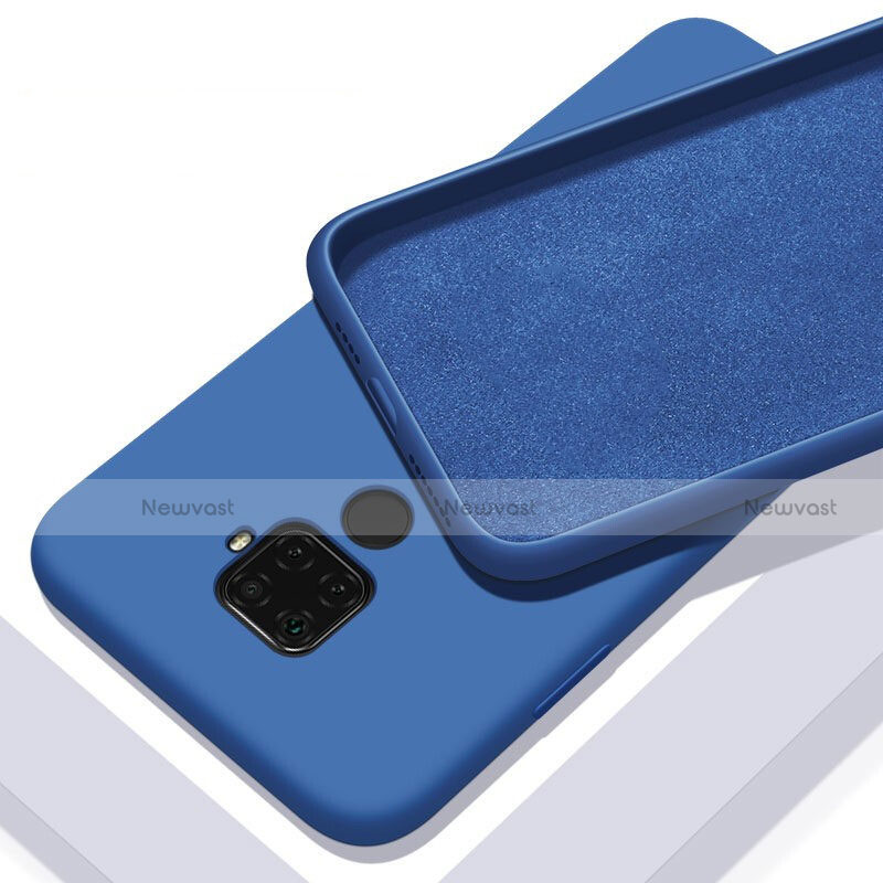 Ultra-thin Silicone Gel Soft Case 360 Degrees Cover S02 for Huawei Nova 5i Pro Blue