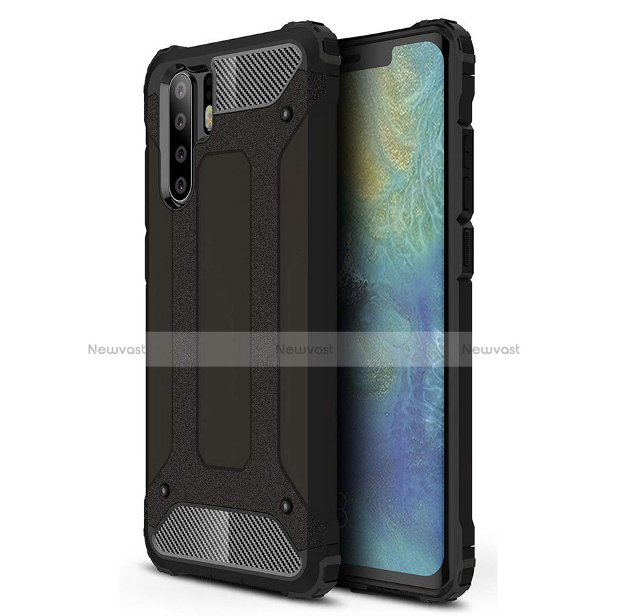Ultra-thin Silicone Gel Soft Case 360 Degrees Cover S02 for Huawei P30 Pro Black