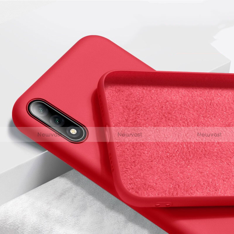 Ultra-thin Silicone Gel Soft Case 360 Degrees Cover S02 for Huawei Y9 Prime (2019) Red