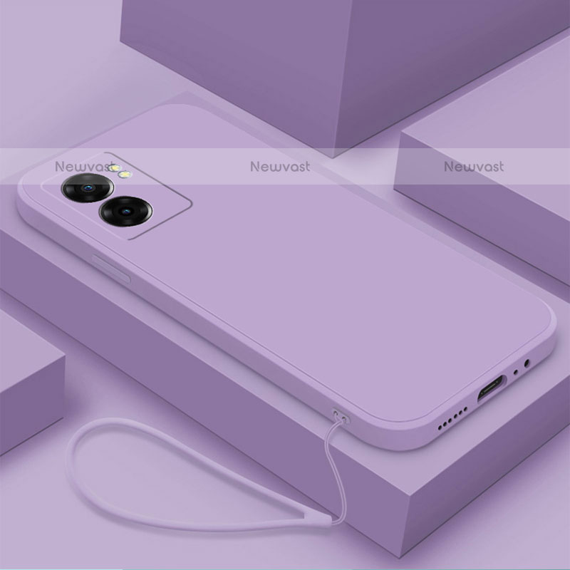 Ultra-thin Silicone Gel Soft Case 360 Degrees Cover S02 for OnePlus Nord N300 5G Clove Purple