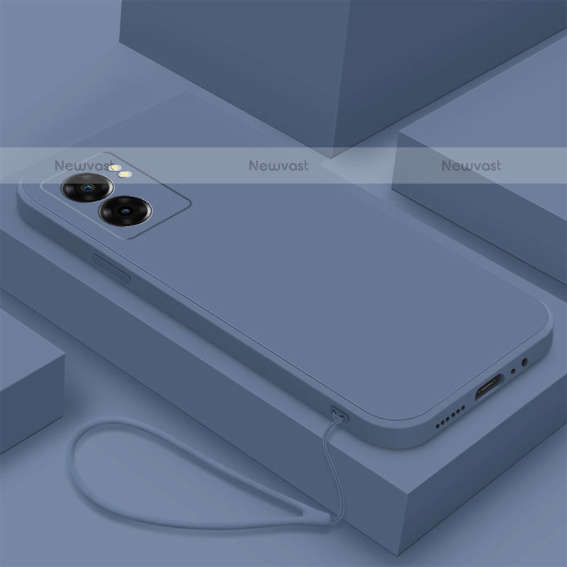Ultra-thin Silicone Gel Soft Case 360 Degrees Cover S02 for OnePlus Nord N300 5G Lavender Gray