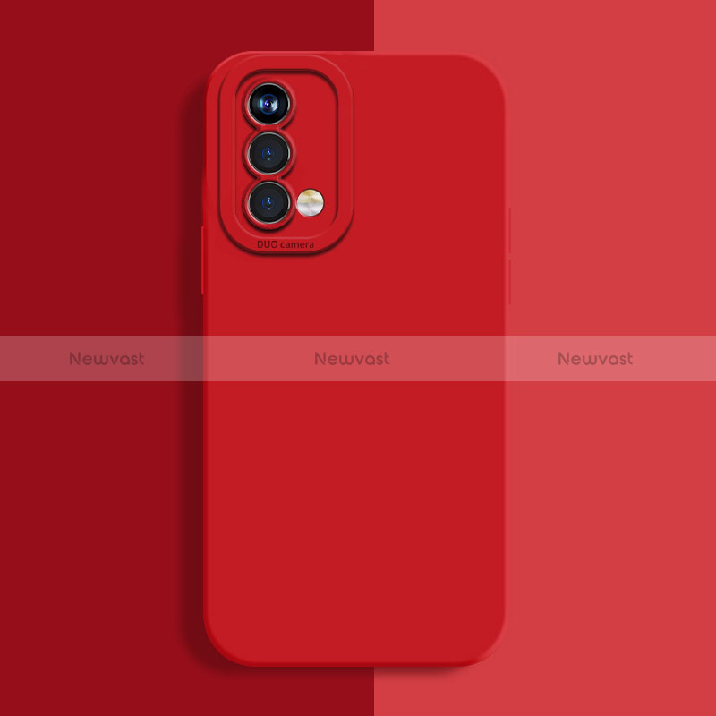 Ultra-thin Silicone Gel Soft Case 360 Degrees Cover S02 for Oppo A74 5G Red