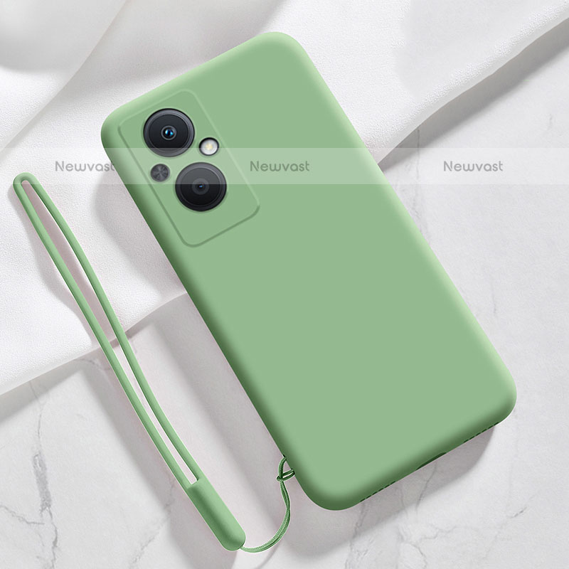 Ultra-thin Silicone Gel Soft Case 360 Degrees Cover S02 for Oppo F21 Pro 5G Matcha Green