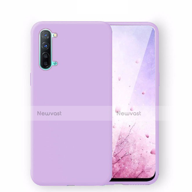 Ultra-thin Silicone Gel Soft Case 360 Degrees Cover S02 for Oppo Find X2 Lite Purple