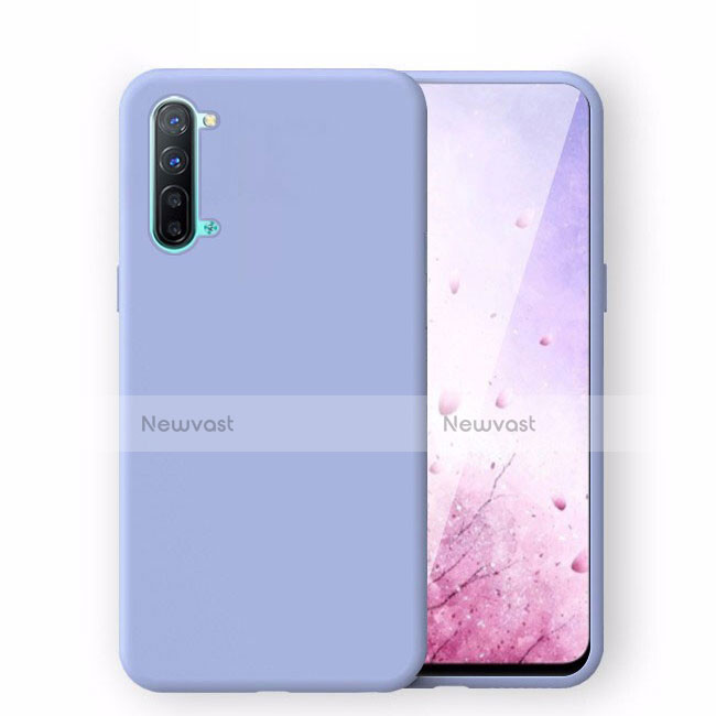 Ultra-thin Silicone Gel Soft Case 360 Degrees Cover S02 for Oppo Find X2 Lite Sky Blue