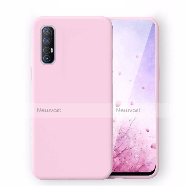 Ultra-thin Silicone Gel Soft Case 360 Degrees Cover S02 for Oppo Find X2 Neo Pink