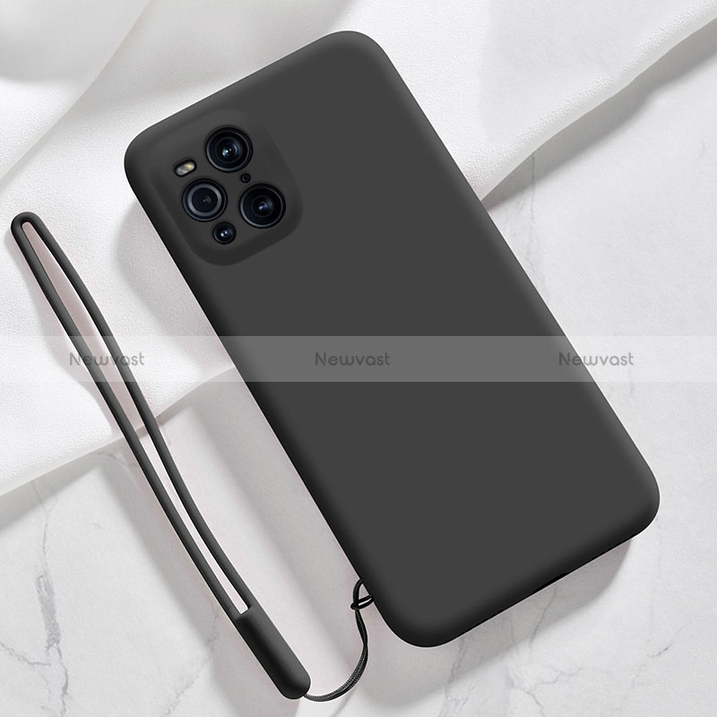 Ultra-thin Silicone Gel Soft Case 360 Degrees Cover S02 for Oppo Find X3 5G