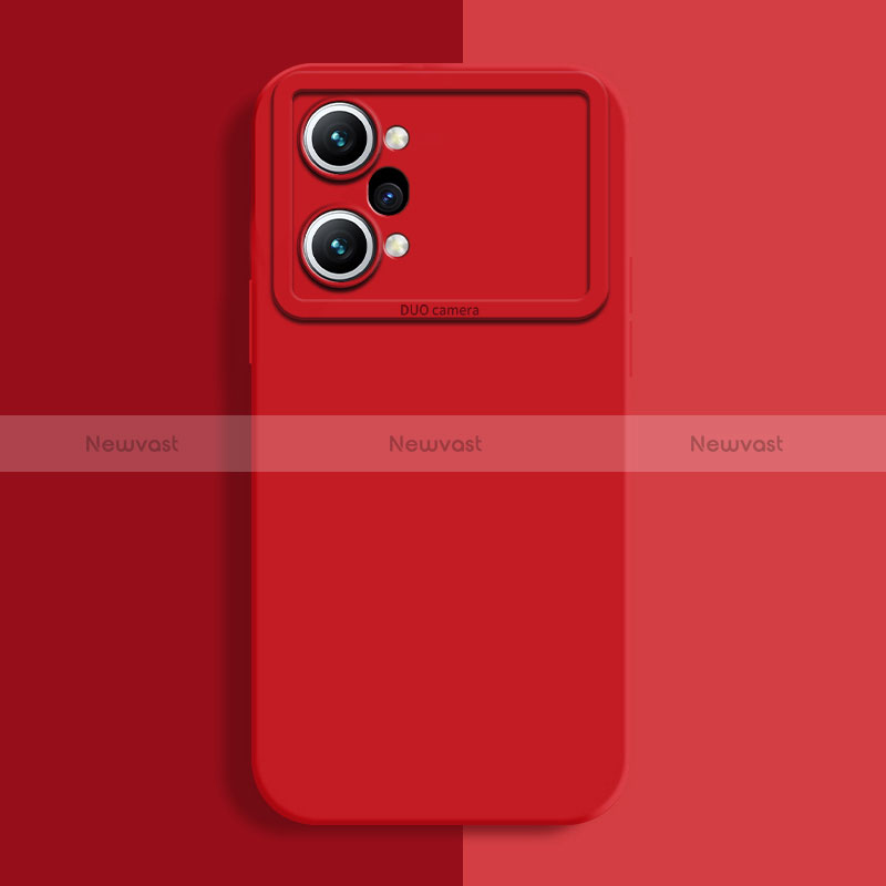 Ultra-thin Silicone Gel Soft Case 360 Degrees Cover S02 for Oppo K10 Pro 5G Red