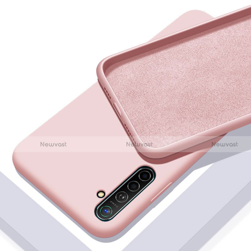 Ultra-thin Silicone Gel Soft Case 360 Degrees Cover S02 for Oppo K5 Pink