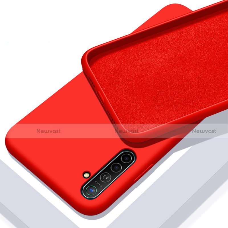 Ultra-thin Silicone Gel Soft Case 360 Degrees Cover S02 for Oppo K5 Red