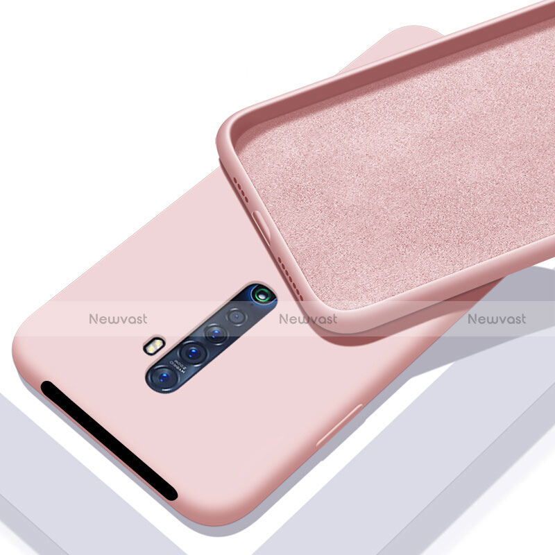 Ultra-thin Silicone Gel Soft Case 360 Degrees Cover S02 for Oppo Reno2 Pink