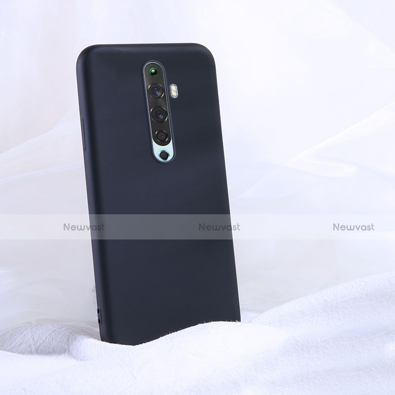 Ultra-thin Silicone Gel Soft Case 360 Degrees Cover S02 for Oppo Reno2 Z Black