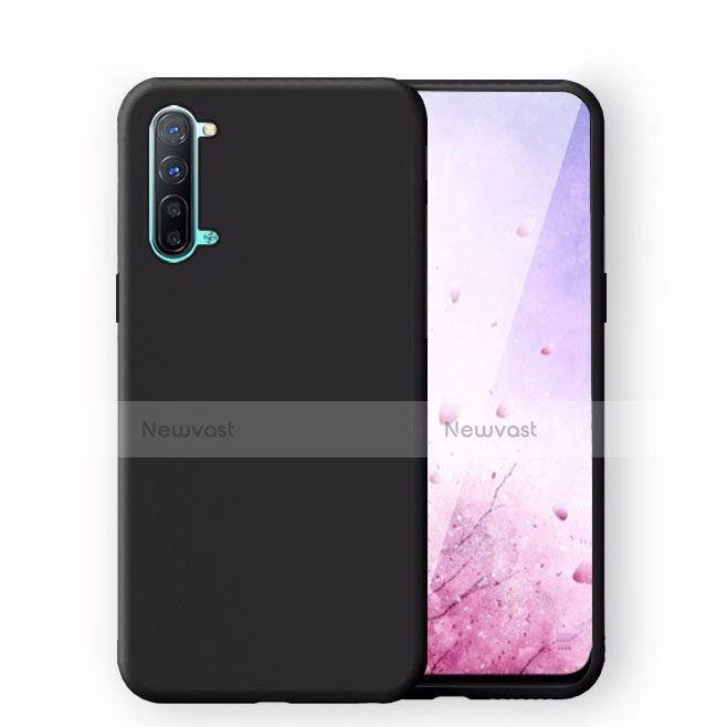 Ultra-thin Silicone Gel Soft Case 360 Degrees Cover S02 for Oppo Reno3 Black